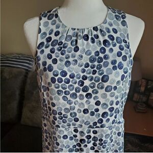 Nordstrom Collection Circle Print Silk Dress 4